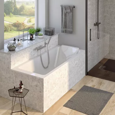 Baignoire droite 170 x 70 cm blanc brillant Jacob Delafon Sofa