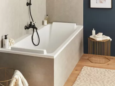 Baignoire droite 180 x 80 cm blanc mat Jacob Delafon Sofa