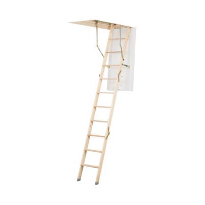 Escalier escamotable bois Clickfix 76 silver 12 marches sapin