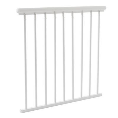 Kit départ pour garde-corps Industria white 1m