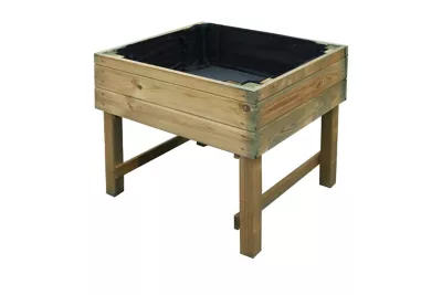 Carré potager Jardipolys Mini Gariguette en bois FSC L.50 x l.50 x H.60 cm
