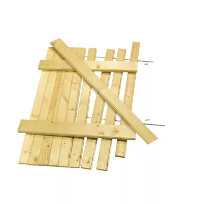 Kit volet battant en bois 57,5 x h.205 cm