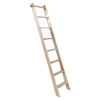 Échelle mezzanine bois l.40 cm 8 marches sapin