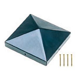 Chapeau de poteau coloris noir 80mm en bois