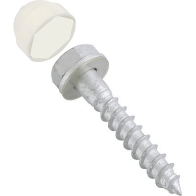 Tirefonds pour sol bois Inoline white