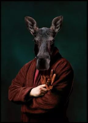 Toile Mystic Caribou 50X70cm