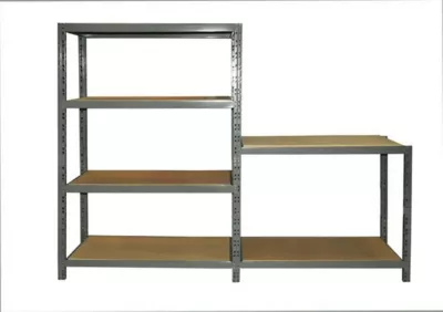 Etagère établi en métal 6 tablettes L.230 x P.50 x H.180 cm