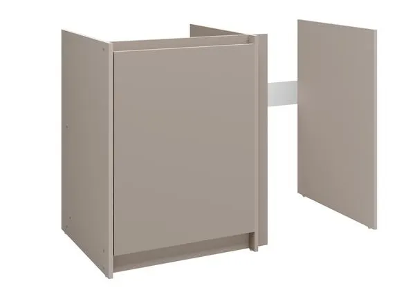 MEUBLE BAS URBAN 120 1P+1J.ARGILE ABUP121D10