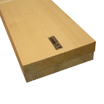 Planche en sapin brut noueux 2.2 x 15 x 240 cm