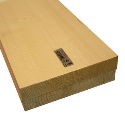 Planche sapin brut noeux 27 x 160 mm L.2,1 m (vendu par lot de 4)
