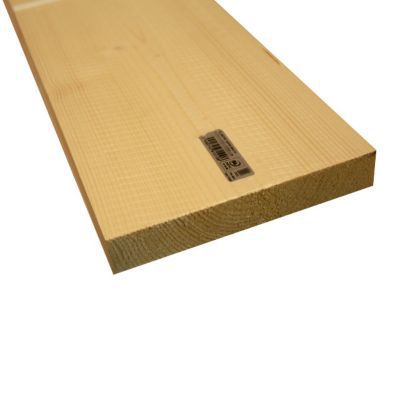 Planche rabotée en sapin 19,5 x 2,1 cm L.2,40 m