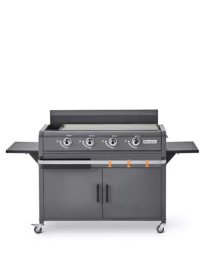 Plancha Lola 4 feux Brasero coloris Noir, gris, orange