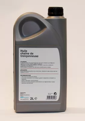 Bidon d'huile pour chaîne de tronçonneuse Diall 2L