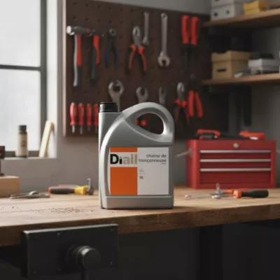 Bidon d'huile pour chaîne de tronçonneuse DIALL 5L