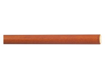 Barre à rideaux bois Colours Java merisier Ø35 mm x L.150 cm