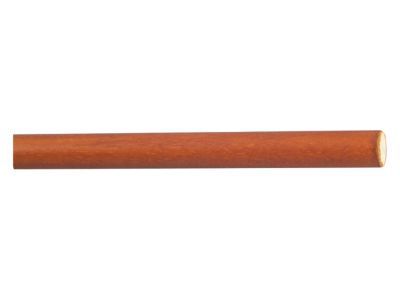 Barre à rideaux bois Colours Java merisier Ø35 mm x L.300 cm