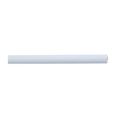 Barre à rideaux bois Colours Mikado blanc Ø20 mm x L.120 cm