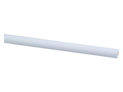 Barre à rideaux bois Colours Mikado blanc Ø20 mm x L.150 cm