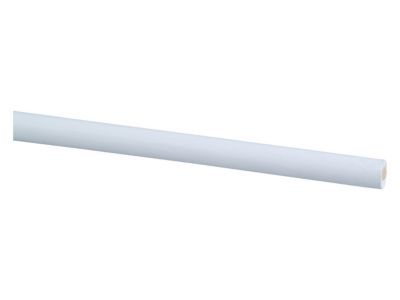 Barre à rideaux bois Colours Mikado blanc Ø20 mm x L.200 cm