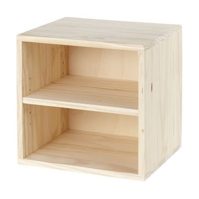 Caisson en pin ouvert 1 étagère Form Vitoria