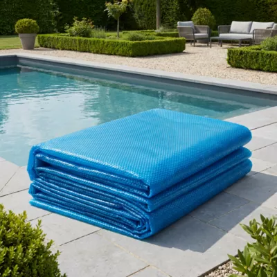 Bâche Thermique Diall 2.40 m en Bleu pour Piscine