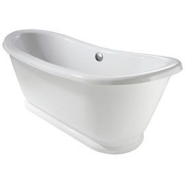 Socle de baignoire Form Sonate en acrylique coloris blanc