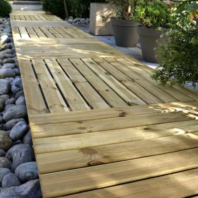 Dalle de terrasse pin Blooma Tingo 100 x 100 cm, ép.28mm