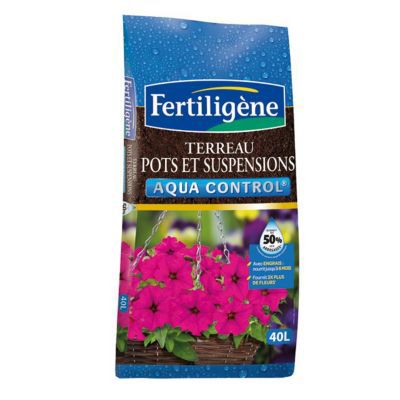 Lot de 2 sacs de terreau Aquacontrol 40L + 1 gratuit