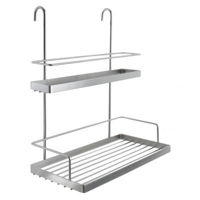 Etagère 2 niveaux inox l. 30 cm Factory Form