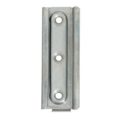 2 Glissières dosseret Acier zingué 95 x 43 mm