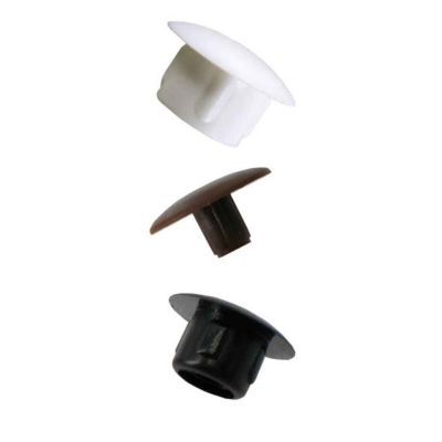 8 obturateurs / cache-trous Plastique Blanc ø12 mm
