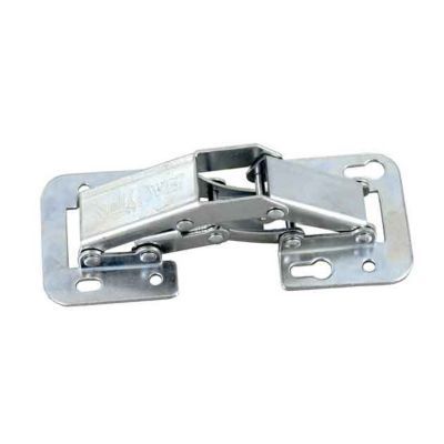 Charnière invisible sans ressort easy acier nickelé Diall 90°, lot de 2