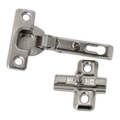 2 charnières invisibles key hole recouvrable acier nickelé Diall Ø26 mm 92°