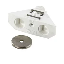 Loqueteau blanc 4 kg entraxe 22 mm Diall