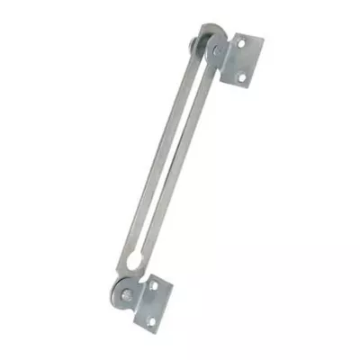 2 compas coulisseaux avec arrêt relevable L. 200 mm