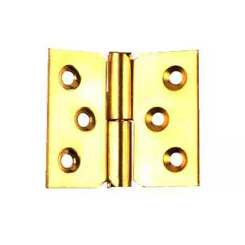 Paumelle laitonnée 50 x 40 mm gauche vendue par 2