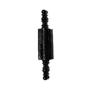 Paumelle universelle à vase noires 50 mm vendue par 2