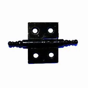 Paumelle noire 50 x 40 mm gauche vendue par 2