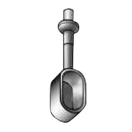 2 supports aluminium blanc pour tringle de penderie 3 x 1,5 cm