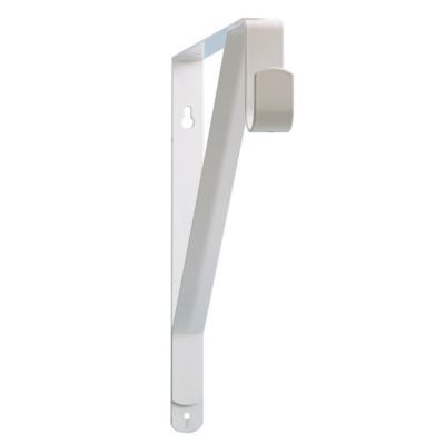 Equerre intérieur acier blanc Ø2,5 cm