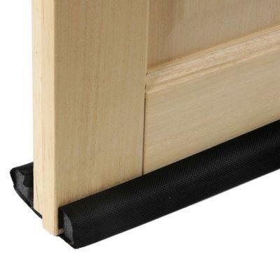 Bas de porte double mousse Diall noir 93 cm