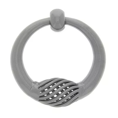 Heurtoir Poet acier gris 11,5 cm
