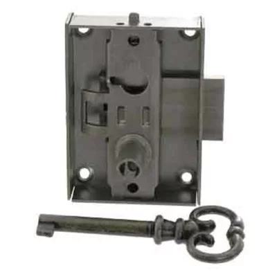 Serrure Gauche Acier poli AXE 30 Diall