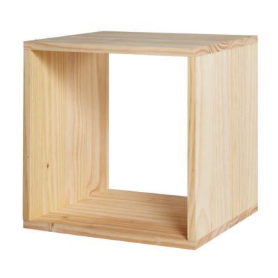 Étagère modulable en cube Mixxit L. 36 cm, bois pin