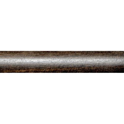 Barre à rideaux bois Colours Séquoia noyer Ø28 mm x L.250 cm