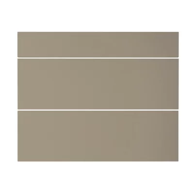 Façade de cuisine sous évier taupe Ice 90 cm