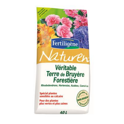 Lot de 2 sacs de terre de bruyère 40L + 1 gratuit