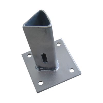 Platine galva pour poteau en T Blooma