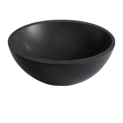 Vasque lave-mains pierre naturelle noire Cooke & Lewis Samara II ø38 cm