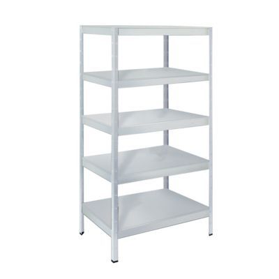 Étagère époxy blanc L.75 x H.180 x P.30 cm